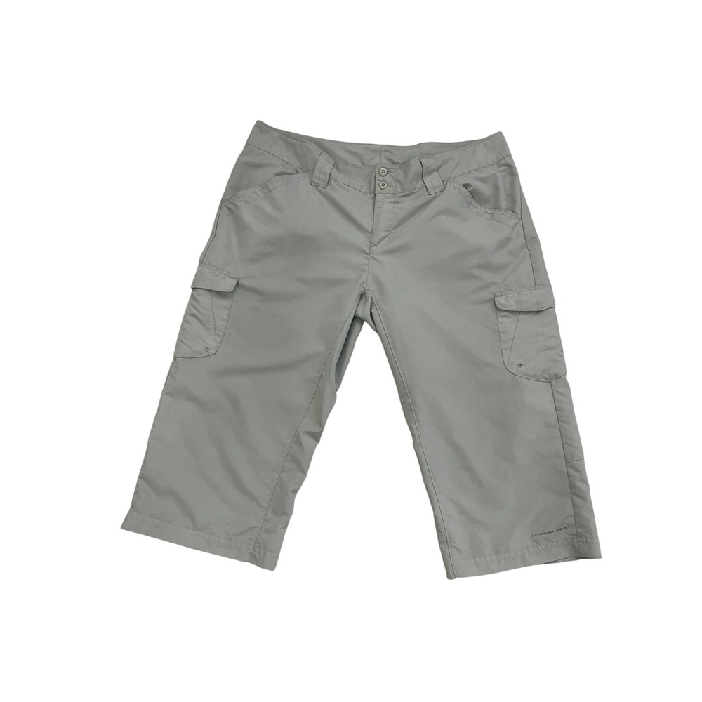 Columbia Hiking Pants Womens 10 Omni-Shade Cargo Outdoor Utility Capris